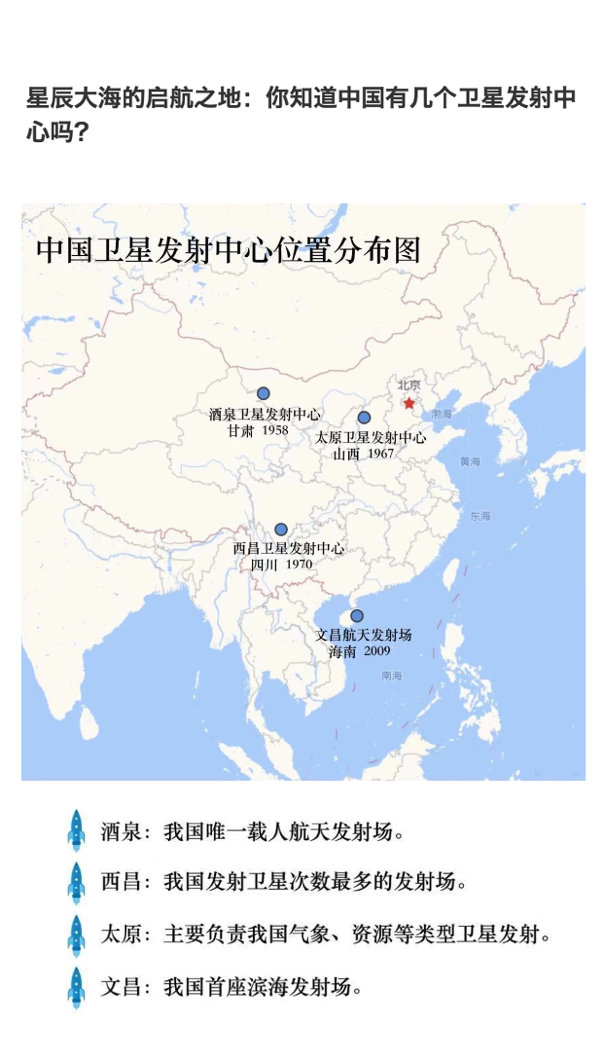星辰大海的啟航之地：你知道中國有幾個衛星發射中心嗎？黃雯、於帆、李嘉豪